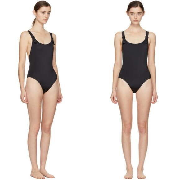 Solid and Striped Black The Lucy Swimsuit - Picture 2 of 7